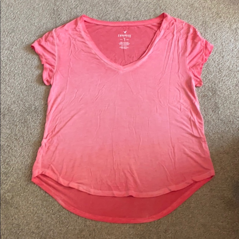 Rusty Orange short sleeve shirt
